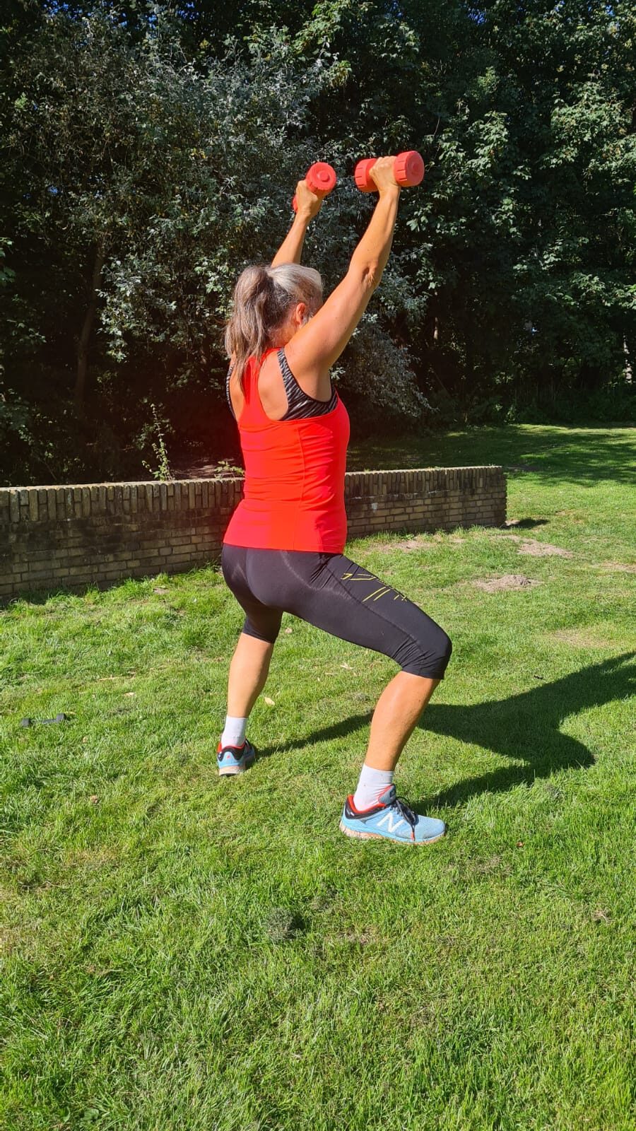 Vrouw in de overgang blijft fit met training